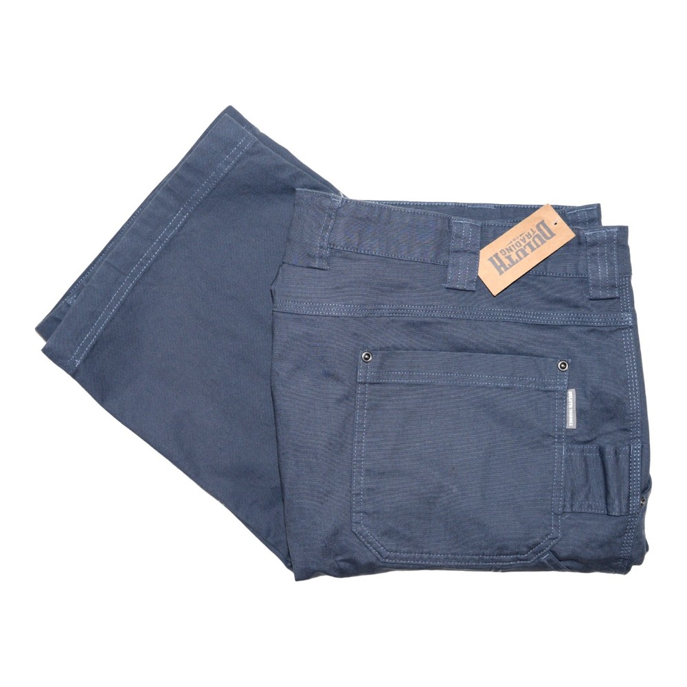 Duluth Trading Co. Flex Fire Hose Relaxed Carpenter Pants Steel Blue Men's 44x32